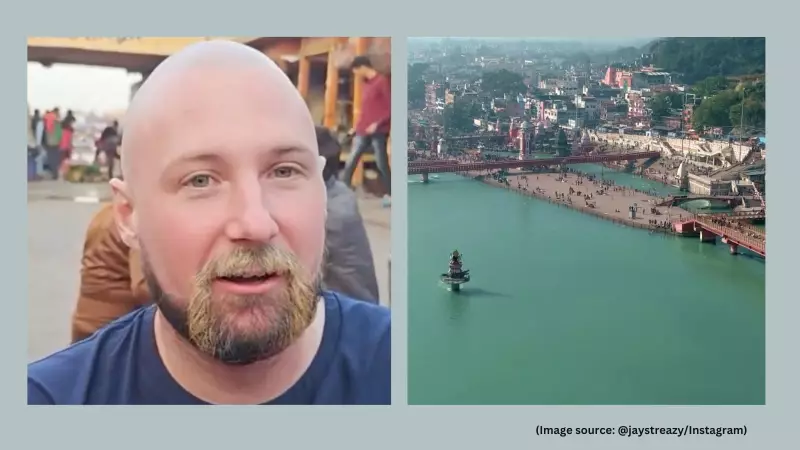 US Vlogger Shaves Head in Haridwar After 60-Day India Livestream Promise