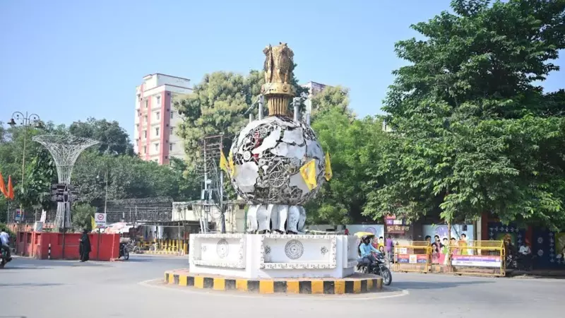 Varanasi Railway's Scrap to Art Marvel: Giant Nandi & Ghat Replica Transform Cityscape