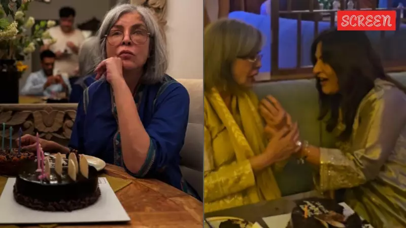 Zeenat Aman Dances to 'Dum Maro Dum' at 74th Birthday Bash