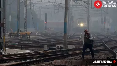 Dense Fog Disrupts Train Services at New Delhi Railway Station, Strands Passengers