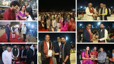 Gujarat CM, Ministers, and Ashutosh Gowariker Attend Namotsav at Sanskardham