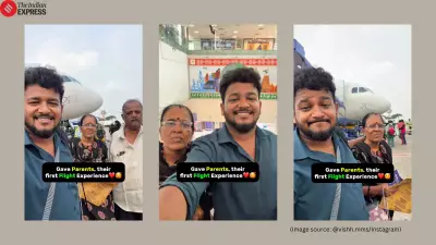 Indian Man Fulfills Middle-Class Dream: Takes Parents on First Flight, Video Goes Viral