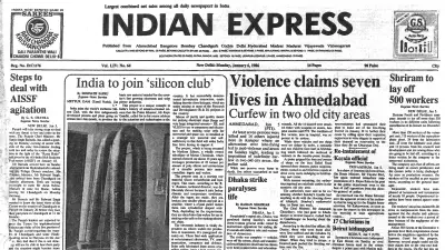 Jan 6, 1986: India Joins Silicon Club, Punjab Tensions Rise, & Mass Layoffs