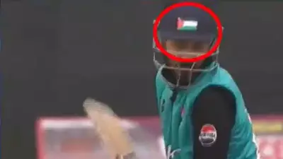 J&K Police Probe Cricketer's Palestinian Flag Helmet in Jammu Tournament