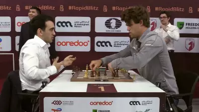 Magnus Carlsen Forfeits World Blitz Game After Knocking Over Pieces vs Martirosyan