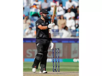 New Zealand post 300/8 vs India in Vadodara ODI, Conway & Mitchell star