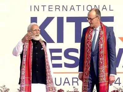 PM Modi & German Chancellor Merz Inaugurate International Kite Festival 2026