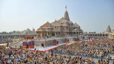 Rajnath Singh Attends Pran Pratishtha Dwadashi at Ayodhya Ram Temple