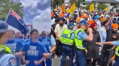 Second Sikh Nagar Kirtan in NZ Faces Protest, Police Ensure Peaceful End