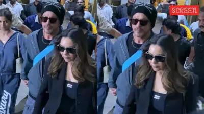 Shah Rukh Khan Returns to Mumbai with Family, Holds Daughter Suhana's Hand at Airport