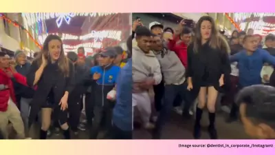 Shillong's Heartwarming New Year Gesture: Locals Form Protective Circle for Dancing Tourist