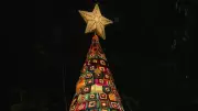 25 Women Stitch 18-Foot Crochet Christmas Tree at Goa Museum