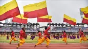 Bengaluru Celebrates Kannada Rajyotsava with 1-Km Long Flag Rally