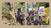 Bengaluru's Panathur Road Crisis: Motorists Brave Drains as Construction Delays Worsen