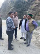 Congress Leader Vikramaditya Singh Inspects Damaged Chamba-Bharmaur Highway