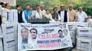 Congress Submits 1.12 Crore Signatures in Vote Chori Protest