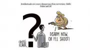 Deccan Herald Cartoon Urges Disarmament Amid Global Tensions