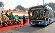 Delhi CM Flags Off 40 New Electric Buses on Sonepat Route