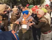 Farmers' Protest in Jalandhar Disrupts Rail Services Despite Heavy Police Presence