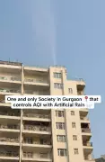 Gurgaon Society Fights Heat with Rooftop Sprinklers, Sparks 'Artificial Rain' Debate