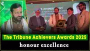 Haryana CM Nayab Singh Saini Honors Excellence at Tribune Achievers Awards in Chandigarh