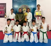 Hoshiarpur Karate Team Dominates Nationals with Six Gold Medals