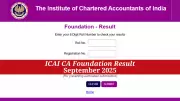 ICAI CA Foundation Result September 2025 Declared! Check Your Scorecard Now at icai.org