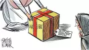 Indian Democracy's Surprising Gift: A Political Cartoon That Speaks Volumes