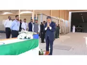 Indian Envoy Pays Last Respects to Wing Commander Naman Shyal in UAE