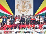 India's VP Dhankhar Witnesses Historic Swearing-In of Patrick Herminie as Seychelles President