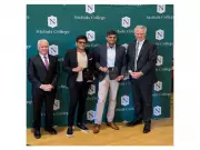 Nishant 'Nikhil' Rathi Honored at Nichols College for Entrepreneurial Excellence