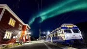 Norway's New Panoramic Night Train Lets You & Your Dog Chase the Northern Lights