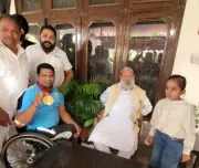 Para Shooter Deepak Saini Honoured by VVI in Ambala for Shooting Excellence