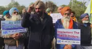 Patiala Farmers Protest Outside PPCB Office Over 'Kale Pani' Canal Pollution