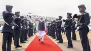 PM Modi Arrives in South Africa for G20 Summit, Receives Traditional Welcome