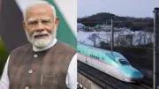 PM Modi Visits Surat Bullet Train Site, First Section to Open by 2027