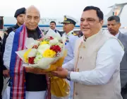 Rajnath Singh Commissions ICGS Samudra Pratap, India's 3rd Pollution Control Vessel in Goa