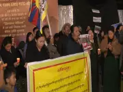 Tibetan Exiles Condemn China's Gold Mining in Tibet, Hold Solidarity Vigil