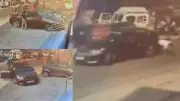 Udupi Car Accident: Viral CCTV Shows Door Open, Sudden Reverse Hits Bikers