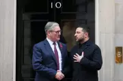 Ukraine's Zelenskyy Lands in London for Crucial Military Aid Talks with UK Allies
