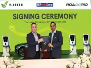 V-Green & HPCL Forge EV Charging Pact for 5,000+ Outlets