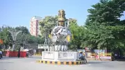 Varanasi Railway's Scrap to Art Marvel: Giant Nandi & Ghat Replica Transform Cityscape