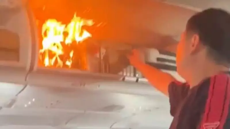 Air China Flight Makes Emergency Landing in Shanghai After Luggage Battery Catches Fire | Watch Shocking Video