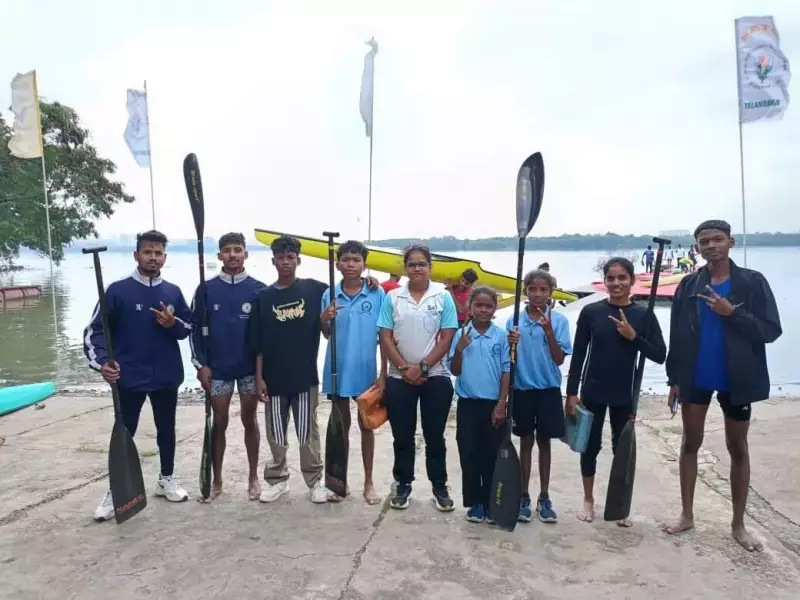 Bastar's Tribal Youth Make Waves: Historic Gold & Silver Wins at First National Kayaking Championship
