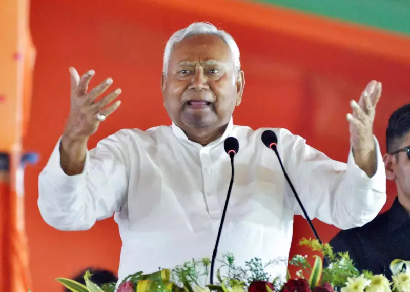 Bihar CM Nitish Kumar Appeals for Fresh Mandate, Vows Development & Peace in Election Push