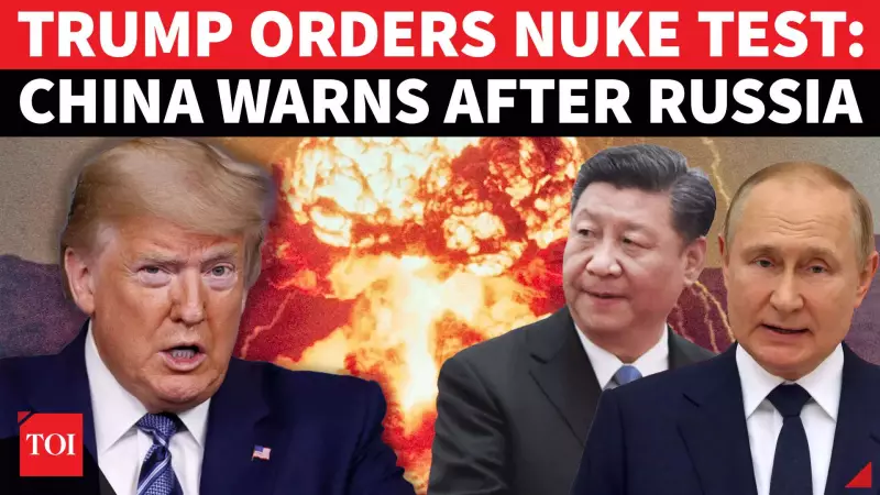 China Furious as Trump Orders Nuclear Tests, Xi Jinping Warns US to Respect Ban
