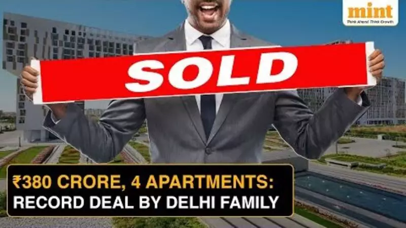Delhi Businessman Makes History With ₹380 Crore Luxury Apartment Purchase in DLF's Dahlias