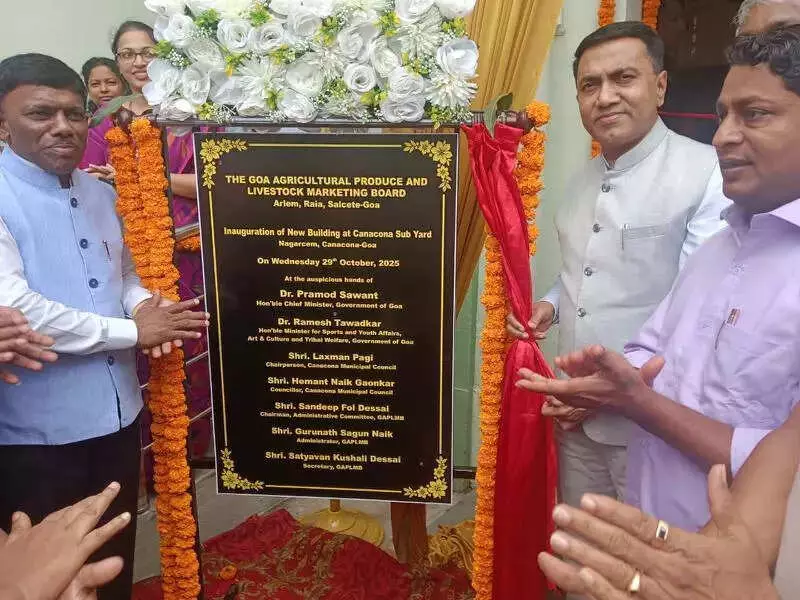 Goa CM Inaugurates Modern Sub-Yard Building in Canacona, Boosting Local Infrastructure