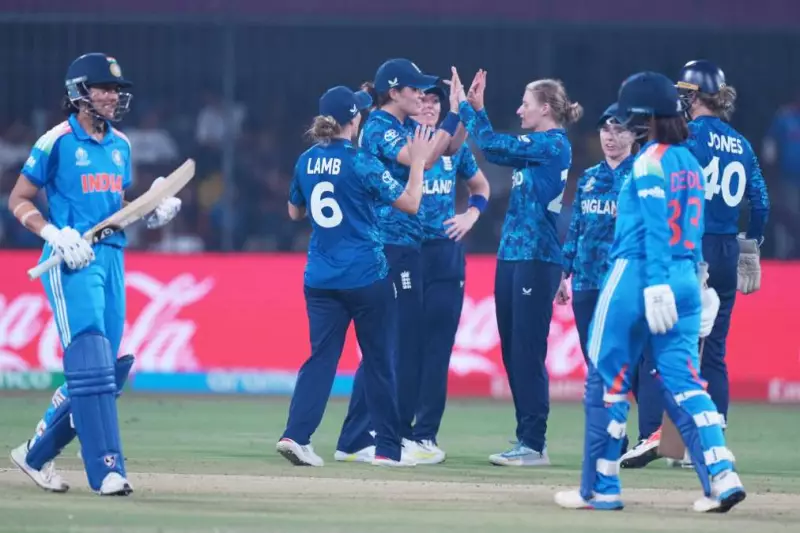 Heartbreak in ODI World Cup 2025: India Suffers Third Straight Loss, Falls Short by 4 Runs Against England