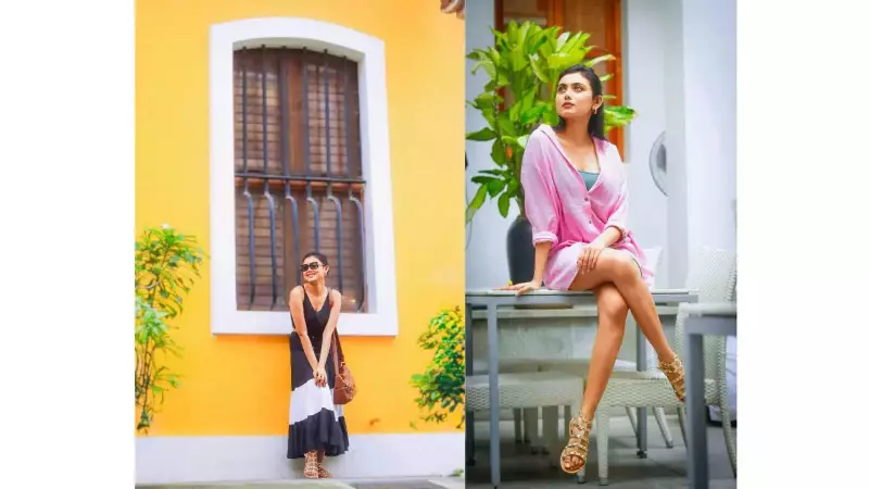 Idhika Paul Stuns in Vibrant Yellow Amid Pondicherry's French Quarter | TOI